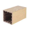 2021 Hot sale engineered wood lumber, wpc hollow wood timber tube for indoor, outdoor decoration